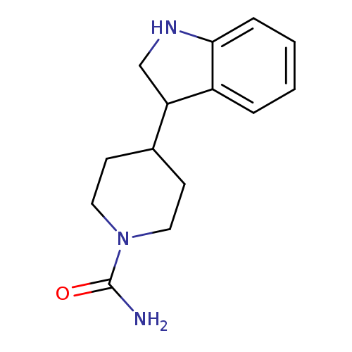 NC(=O)N1CCC(CC1)C1CNc2c1cccc2