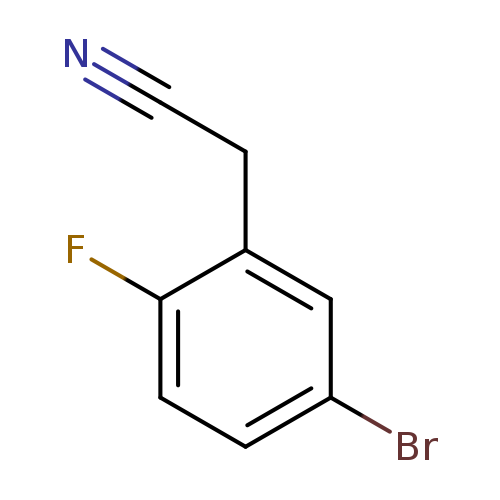 Fc1ccc(cc1CC#N)Br