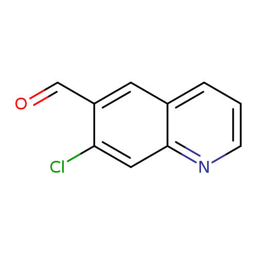 O=Cc1cc2cccnc2cc1Cl
