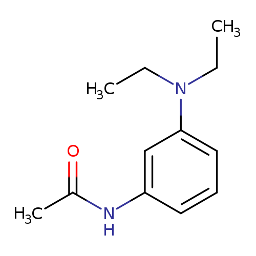 CCN(c1cccc(c1)NC(=O)C)CC