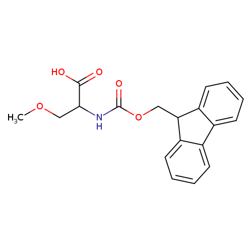 COCC(C(=O)O)NC(=O)OCC1c2ccccc2c2c1cccc2