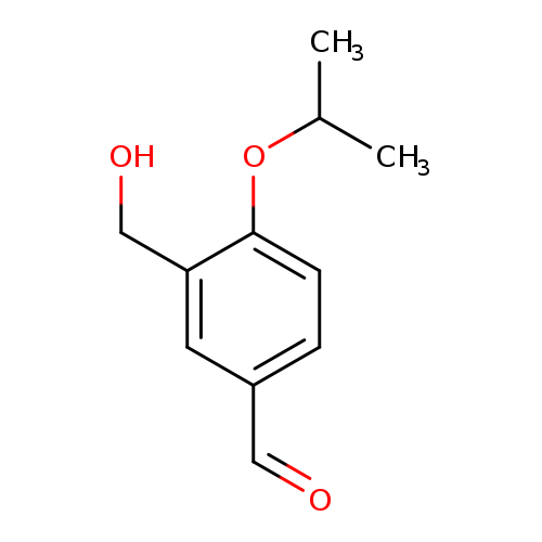 OCc1cc(C=O)ccc1OC(C)C
