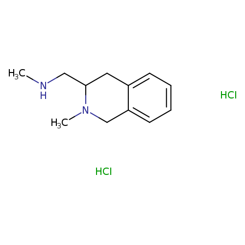 CNCC1Cc2ccccc2CN1C.Cl.Cl