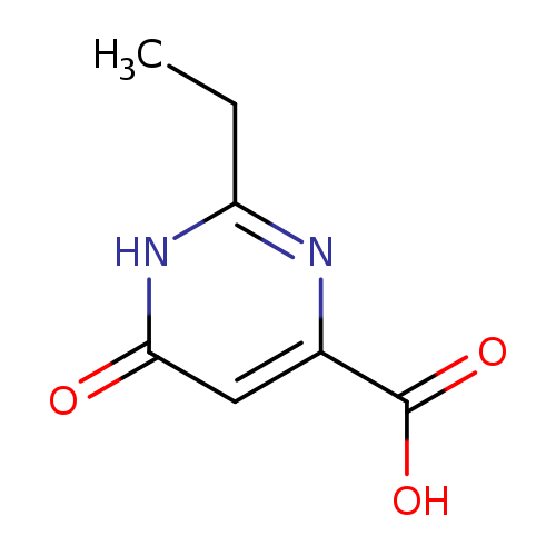 CCc1nc(cc(=O)[nH]1)C(=O)O
