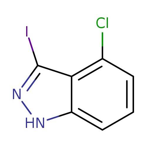 Clc1cccc2c1c(I)n[nH]2