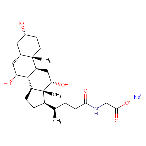O[C@@H]1CC[C@]2([C@@H](C1)C[C@H]([C@@H]1[C@@H]2C[C@H](O)[C@]2([C@H]1CC[C@@H]2[C@@H](CCC(=O)NCC(=O)[O-])C)C)O)C.[Na+]