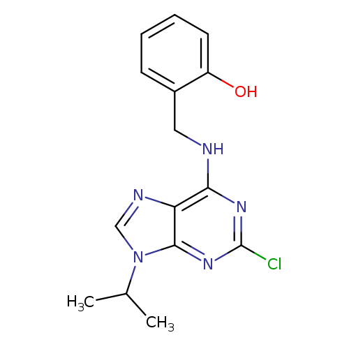 Clc1nc(NCc2ccccc2O)c2c(n1)n(cn2)C(C)C