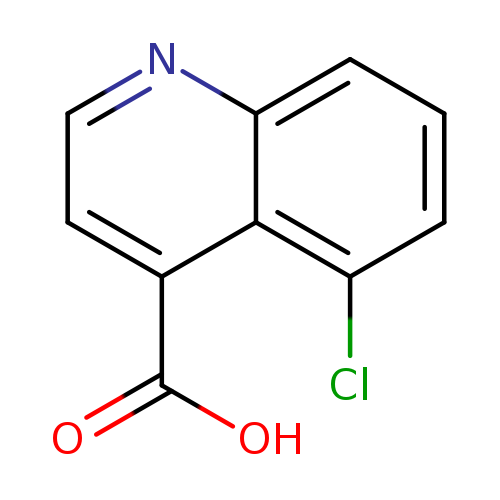 OC(=O)c1ccnc2c1c(Cl)ccc2