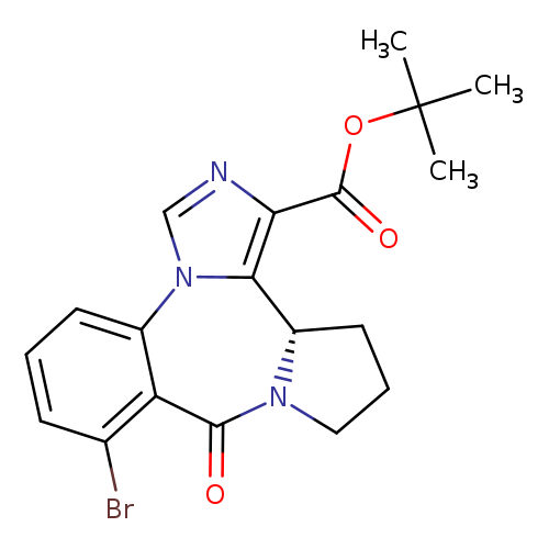 O=C(c1ncn2c1[C@@H]1CCCN1C(=O)c1c2cccc1Br)OC(C)(C)C