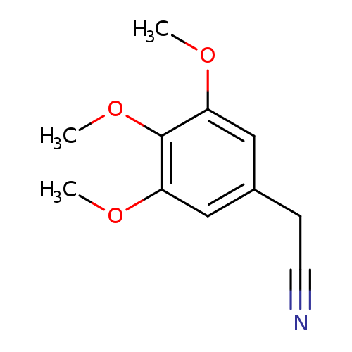 N#CCc1cc(OC)c(c(c1)OC)OC