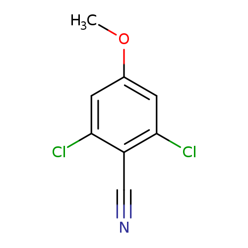 COc1cc(Cl)c(c(c1)Cl)C#N
