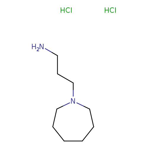 NCCCN1CCCCCC1.Cl.Cl