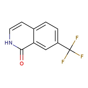 O=c1[nH]ccc2c1cc(cc2)C(F)(F)F