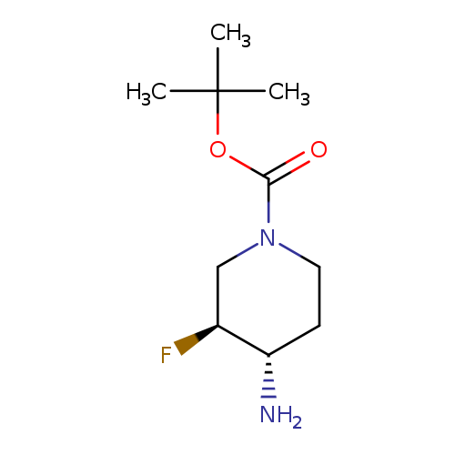 N[C@H]1CCN(C[C@@H]1F)C(=O)OC(C)(C)C