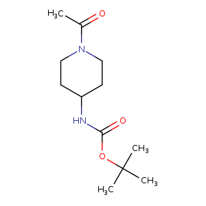 O=C(OC(C)(C)C)NC1CCN(CC1)C(=O)C