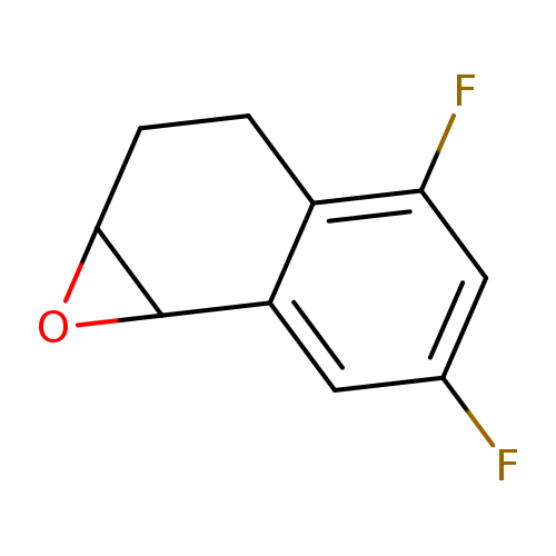 Fc1cc2C3OC3CCc2c(c1)F