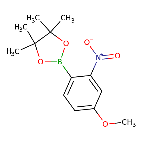 COc1ccc(c(c1)[N+](=O)[O-])B1OC(C(O1)(C)C)(C)C