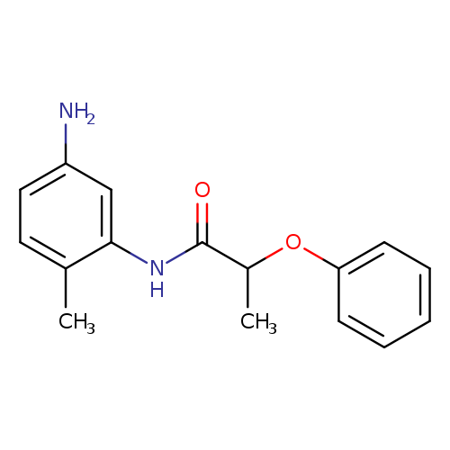 O=C(C(Oc1ccccc1)C)Nc1cc(N)ccc1C