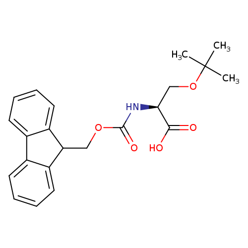 O=C(N[C@H](C(=O)O)COC(C)(C)C)OCC1c2ccccc2c2c1cccc2