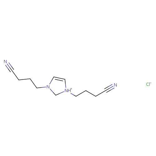 N#CCCCN1C=C[NH+](C1)CCCC#N.[Cl-]