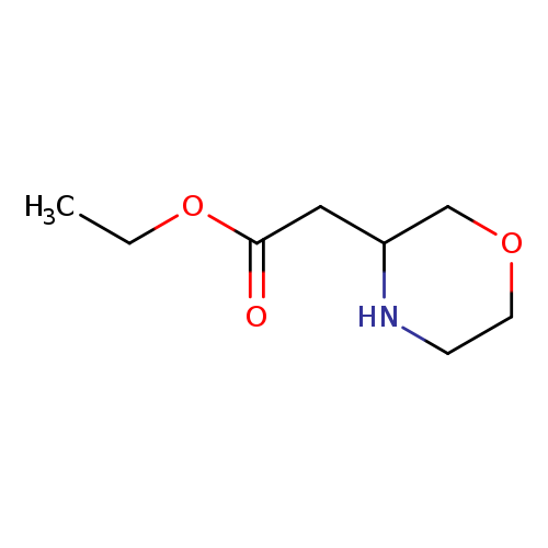 CCOC(=O)CC1COCCN1