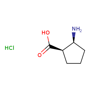 N[C@H]1CCC[C@H]1C(=O)O.Cl
