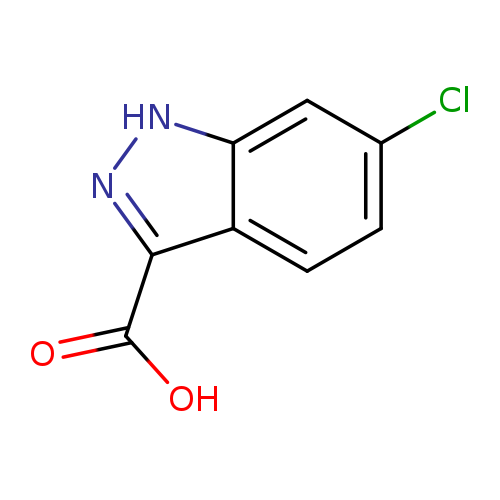 Clc1ccc2c(c1)[nH]nc2C(=O)O