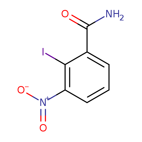 NC(=O)c1cccc(c1I)[N+](=O)[O-]