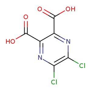 OC(=O)c1nc(Cl)c(nc1C(=O)O)Cl