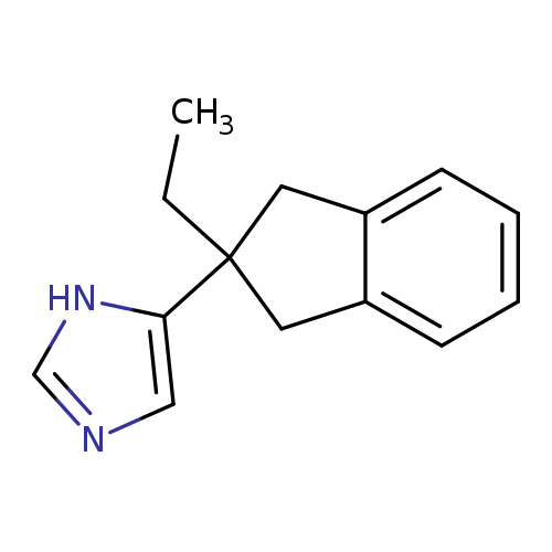 CCC1(Cc2c(C1)cccc2)c1cnc[nH]1