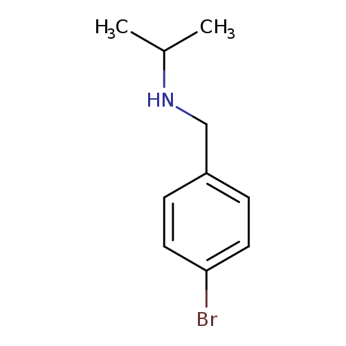 CC(NCc1ccc(cc1)Br)C