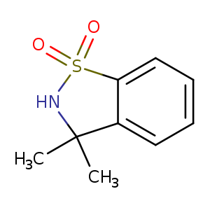 CC1(C)NS(=O)(=O)c2c1cccc2