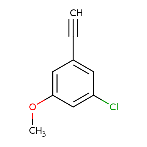 COc1cc(C#C)cc(c1)Cl