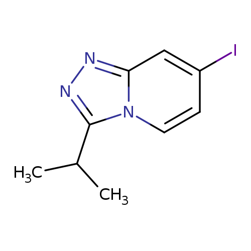 Ic1ccn2c(c1)nnc2C(C)C