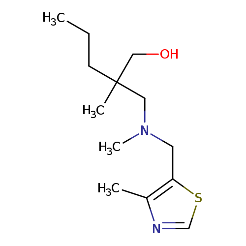 CCCC(CN(Cc1scnc1C)C)(CO)C