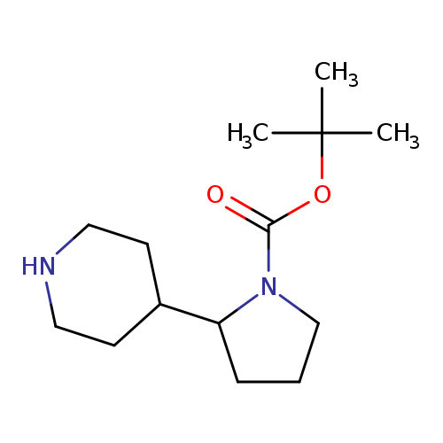 O=C(N1CCCC1C1CCNCC1)OC(C)(C)C