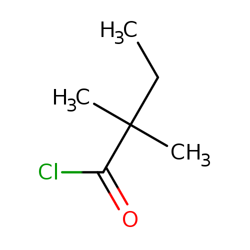 CCC(C(=O)Cl)(C)C