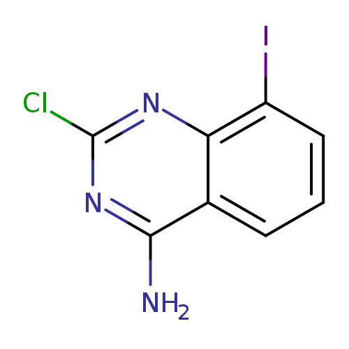 Clc1nc(N)c2c(n1)c(I)ccc2