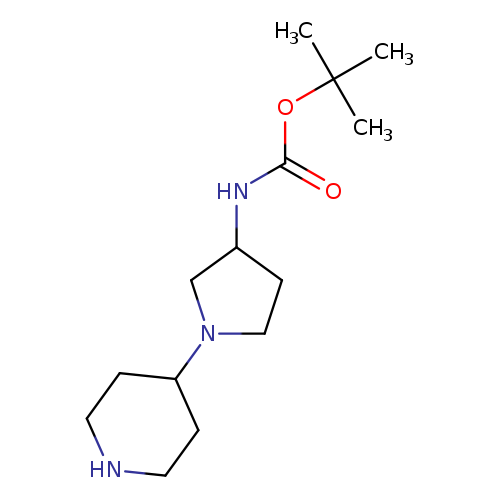 O=C(OC(C)(C)C)NC1CCN(C1)C1CCNCC1