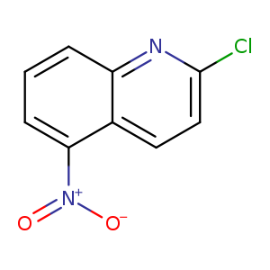 Clc1ccc2c(n1)cccc2[N+](=O)[O-]
