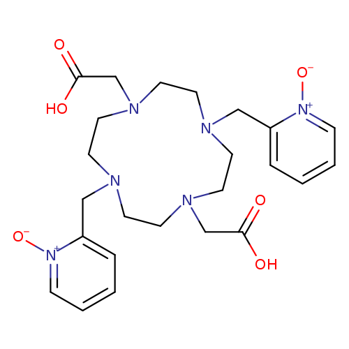OC(=O)CN1CCN(CCN(CCN(CC1)Cc1cccc[n+]1[O-])CC(=O)O)Cc1cccc[n+]1[O-]
