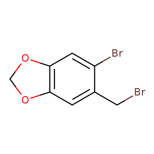 BrCc1cc2OCOc2cc1Br