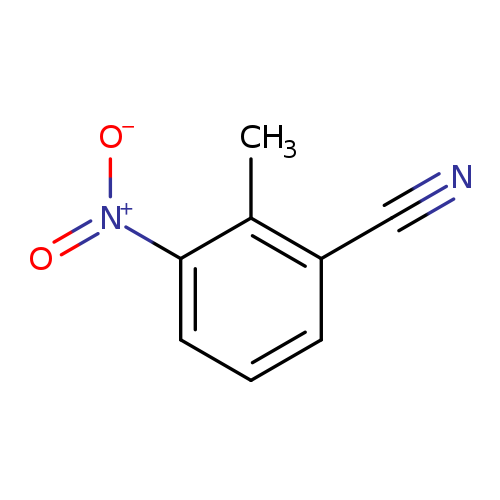 N#Cc1cccc(c1C)[N+](=O)[O-]