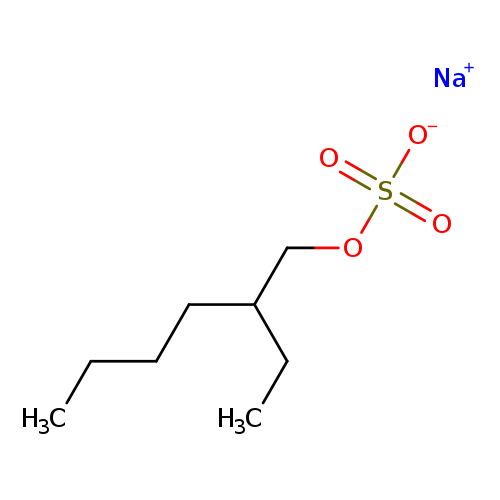 CCCCC(COS(=O)(=O)[O-])CC.[Na+]