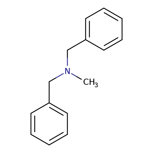 CN(Cc1ccccc1)Cc1ccccc1