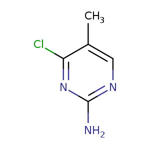 Nc1ncc(c(n1)Cl)C
