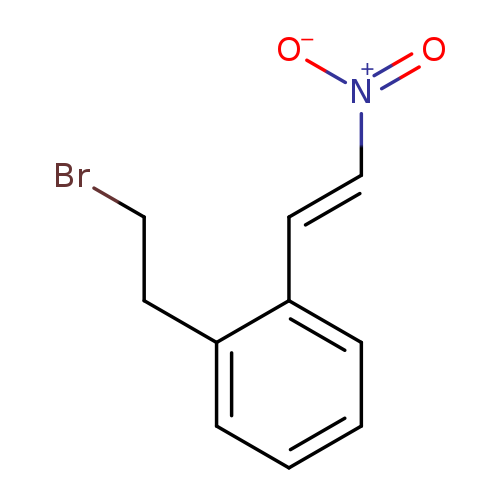 BrCCc1ccccc1/C=C/[N+](=O)[O-]