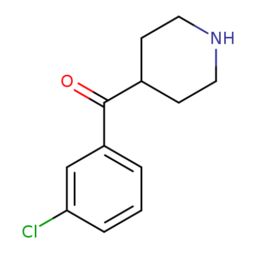Clc1cccc(c1)C(=O)C1CCNCC1