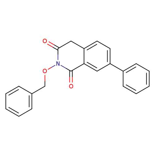 O=C1Cc2ccc(cc2C(=O)N1OCc1ccccc1)c1ccccc1