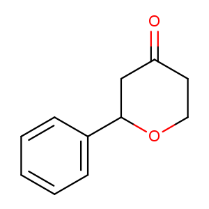O=C1CCOC(C1)c1ccccc1